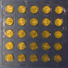 Золотая монета 50 рублей "Георгий Победоносец" СПМД 7,78 в блистерах